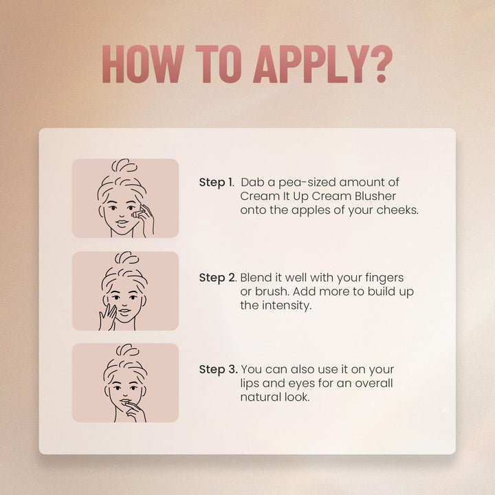 Swiss Beauty - Cream It Up Blush Cheek-O-Pink Shade No. 5