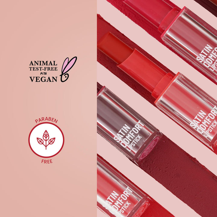 Swiss Beauty - Satin Comfort Lipstick Shade No. 06 English Rose