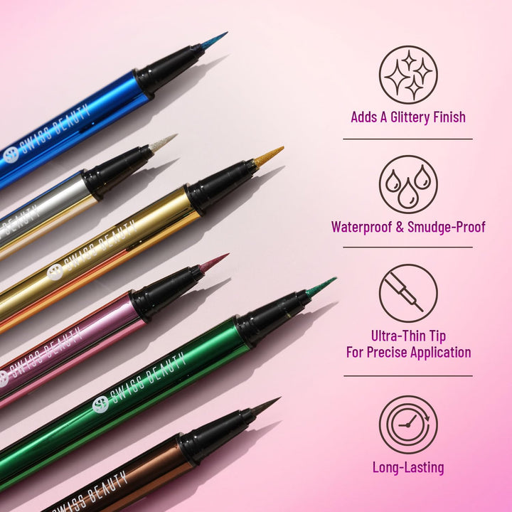 Swiss Beauty - Eye Sparkle Waterproof Sketch Eyeliner 0.6g - Shade No. 02 Charming Gold