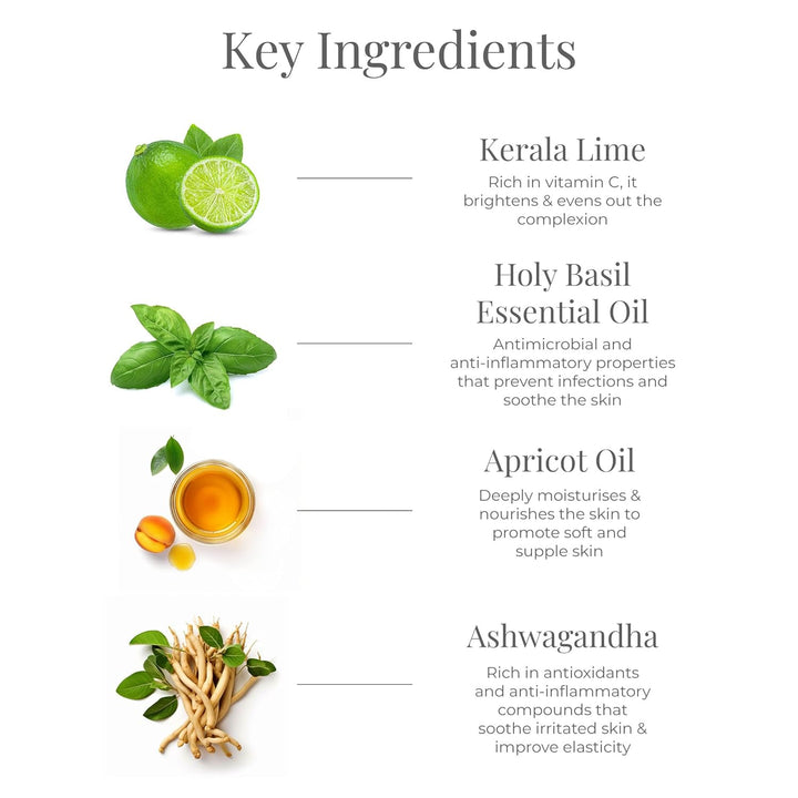 Forest Essentials - Body Massage Oil Sweet Lime & Basil 130ml