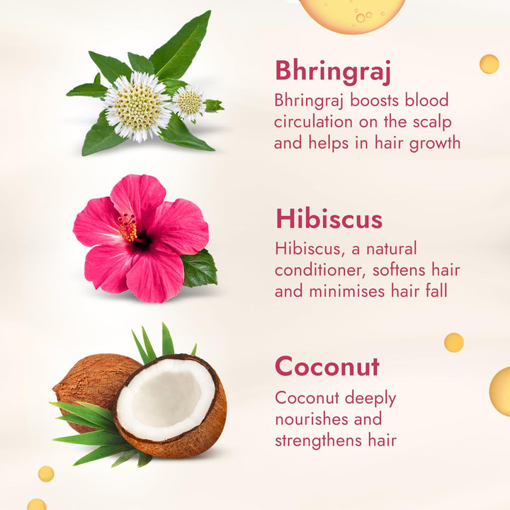 Parachute Advansed Bhringraj & Hibiscus Enriched Coconut Oil For Up To 10X Less Hair Fall 300ml
