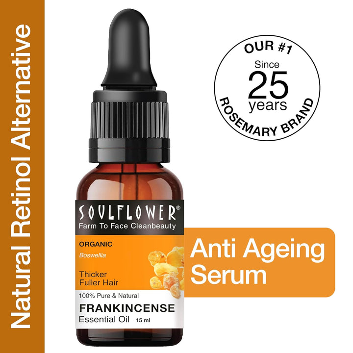 SoulFlower - Frankincense Essential Oil for Scars & Age Spots 15ml