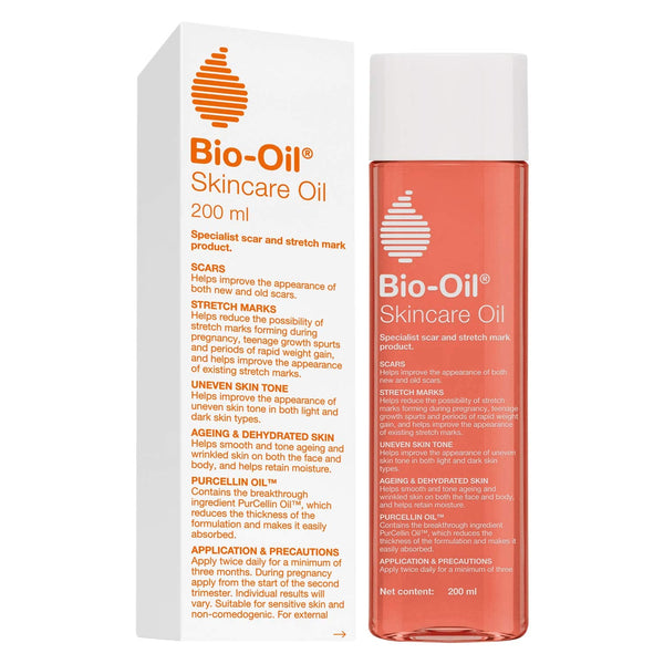 Bio Oil - Original Face & Body Oil Suitable for Scars Stretch Mark Ageing Uneven Skin Tone Acne Scar Removal Pigmentation & Dark Spot 200 ml