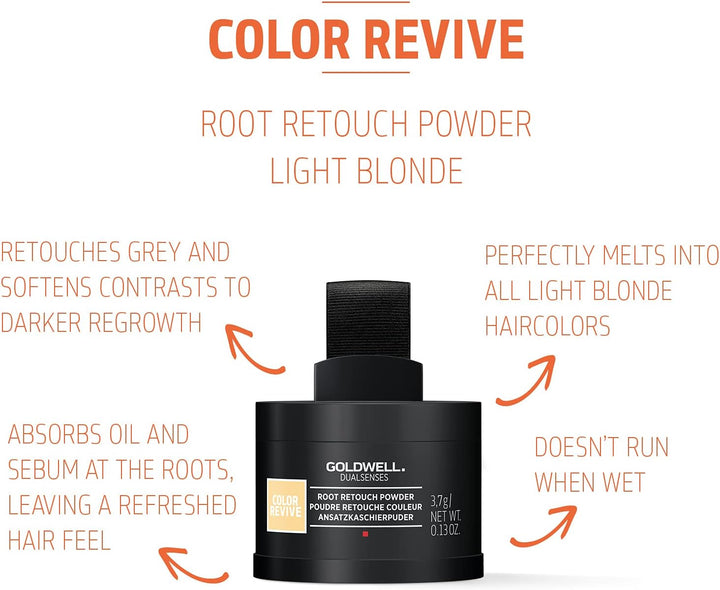 Goldwell Dualsenses Color Revive Root Retouch Powder 3.7g - Light Blonde