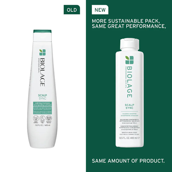 Biolage Scalp Sync Calming Shampoo 400ml for dry itchy or sensitive scalps