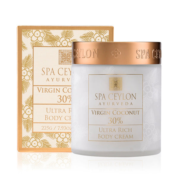 VIRGIN COCONUT 30% - Ultra Rich Body Cream 225g - Kess Hair and Beauty