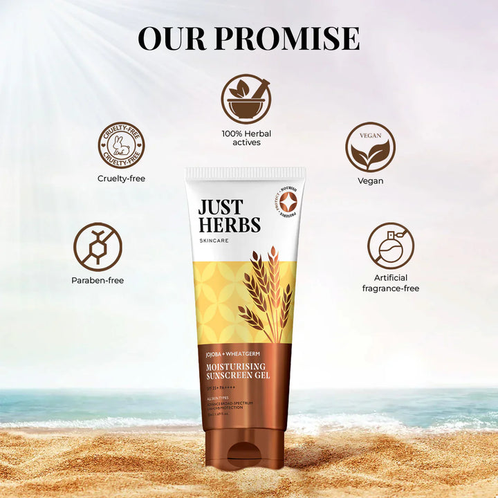 Just Herbs - Nosun Jojoba-Wheatgerm Moisturising Sun Protection Gel (TUBE) 50g