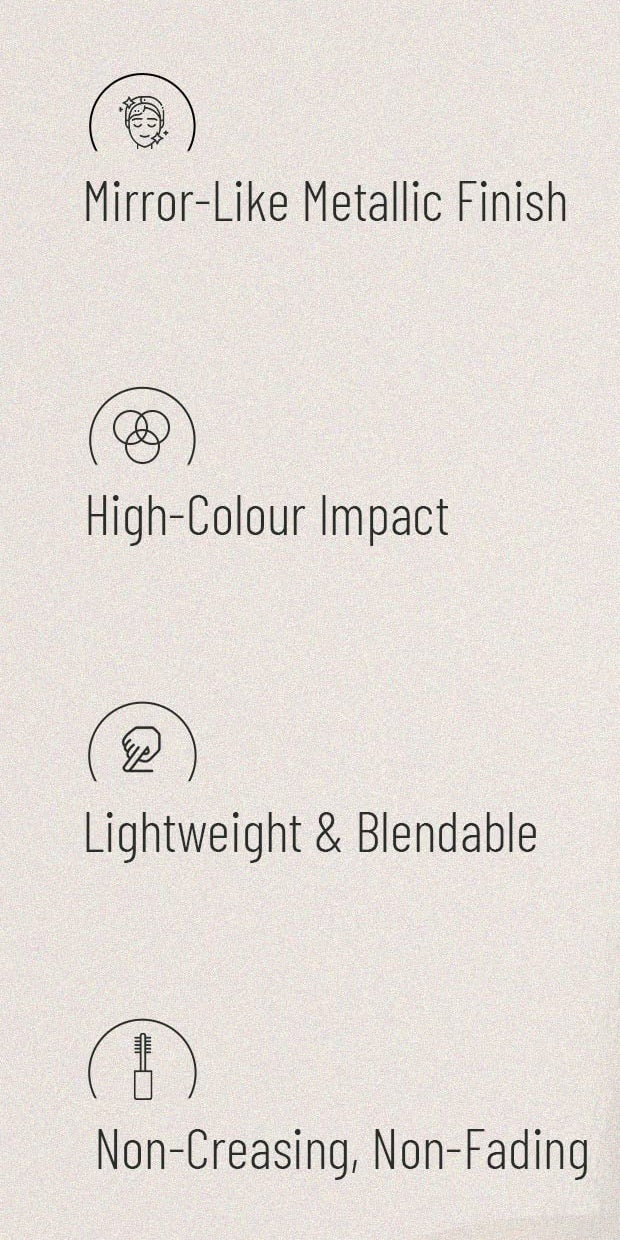 Swiss Beauty - Metallic Eyeshadow Shade No. 05 Rose-Gold