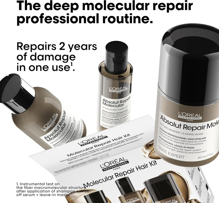 L'Oreal Professionnel Absolut Repair Molecular Mini Trio Hair Kit Pack