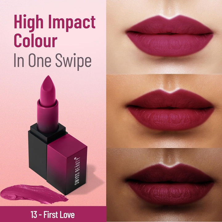 Swiss Beauty - HD Matte Lipstick First Love Shade No. 13
