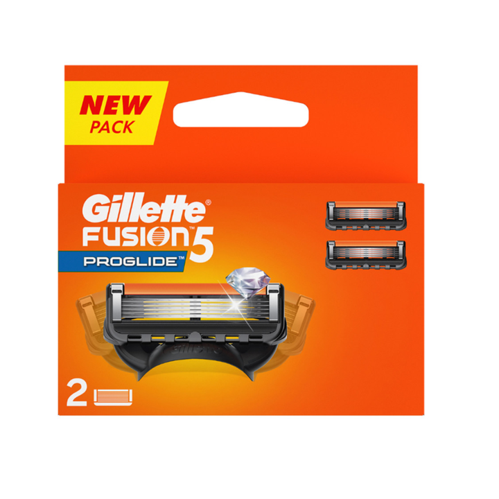 Gillette - Fusion5 Proglide Shaving Razor Blades for Men Pack of 2