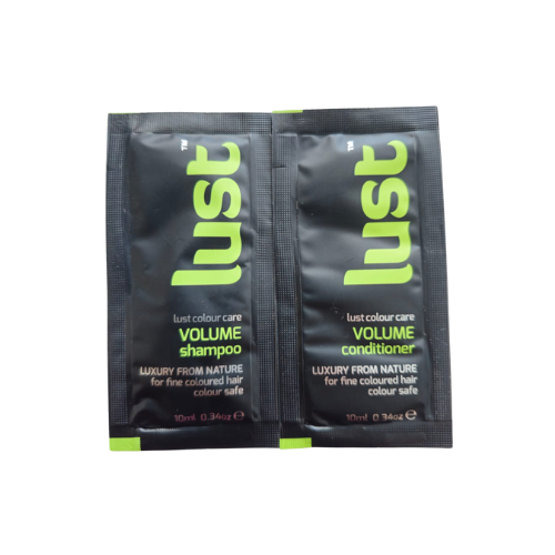 Lust Volume Shampoo & Conditioner 10ml Sachet