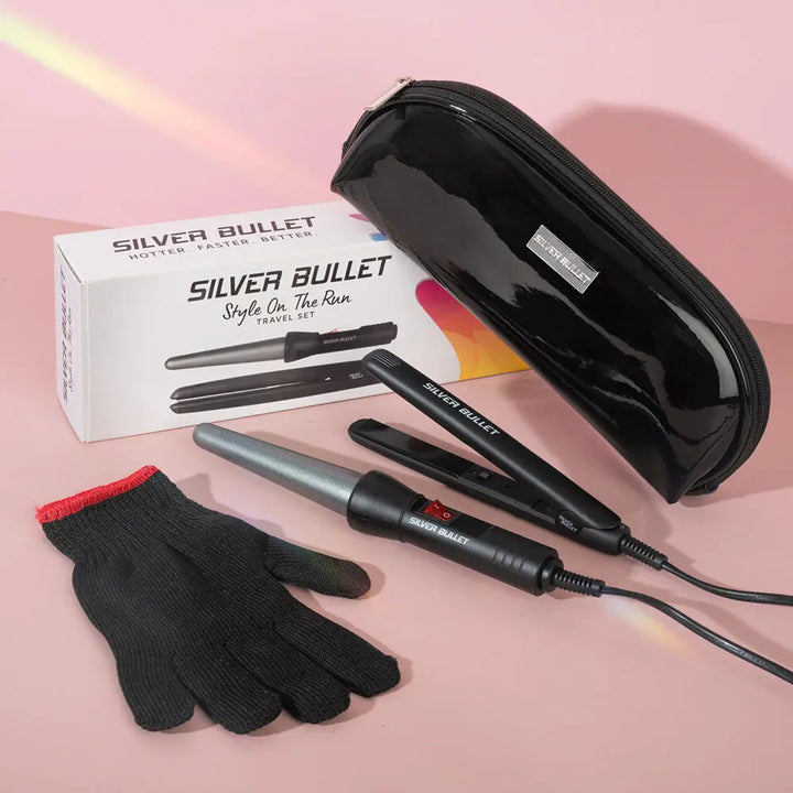 Silver Bullet Style on the Run - Mini Straightener & Conical - Kess Hair and Beauty