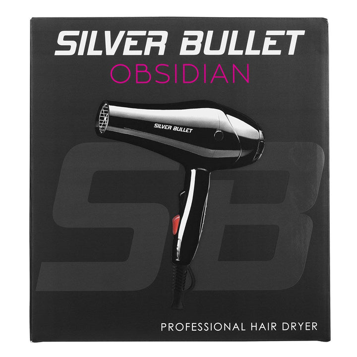 Silver Bullet Obsidian Hair Dryer- Black - Kess Hair and Beauty