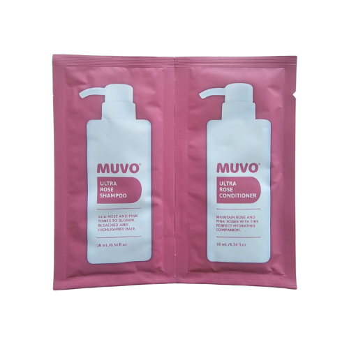 Muvo Ultra Rose Shampoo & Conditioner 10ml Sachet