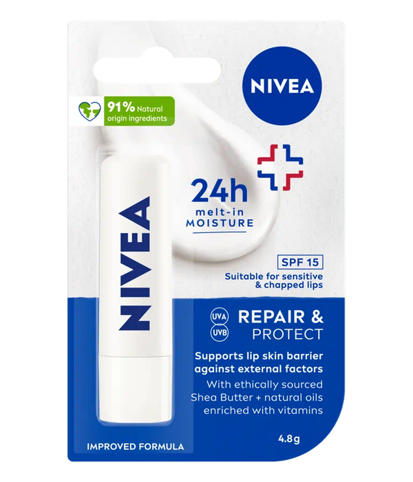 Nivea - Repair & Protect Lip Balm SPF 15 4.8g