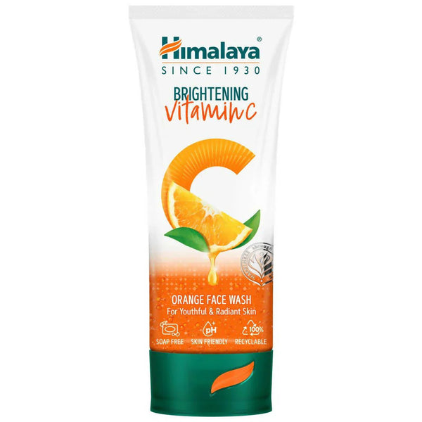 Himalaya Brightening Vitamin C Orange Face Wash for Youthful & Radiant Skin - 50 ml