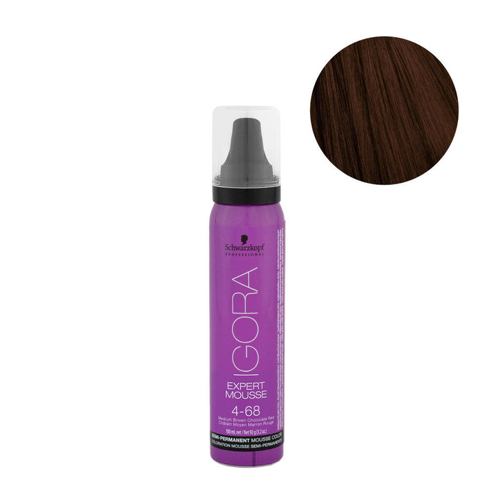 Schwarzkopf Igora Expert Mousse 4-68 100ml - Kess Hair and Beauty