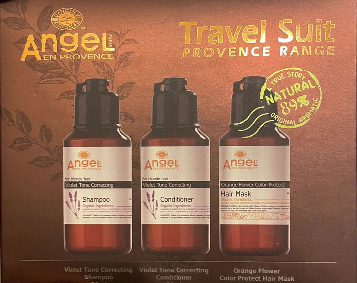 Angel Lavender Tone Correcting Travel Trio 80ml