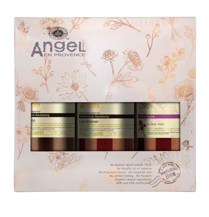 Angel Professional Helichrysum Duo + Iris Body Wash Gift Pack