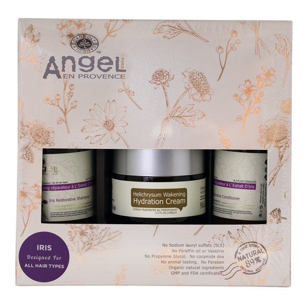 Angel Professional IRIS Duo + Helichrysum Hydration Cream Gift Pack