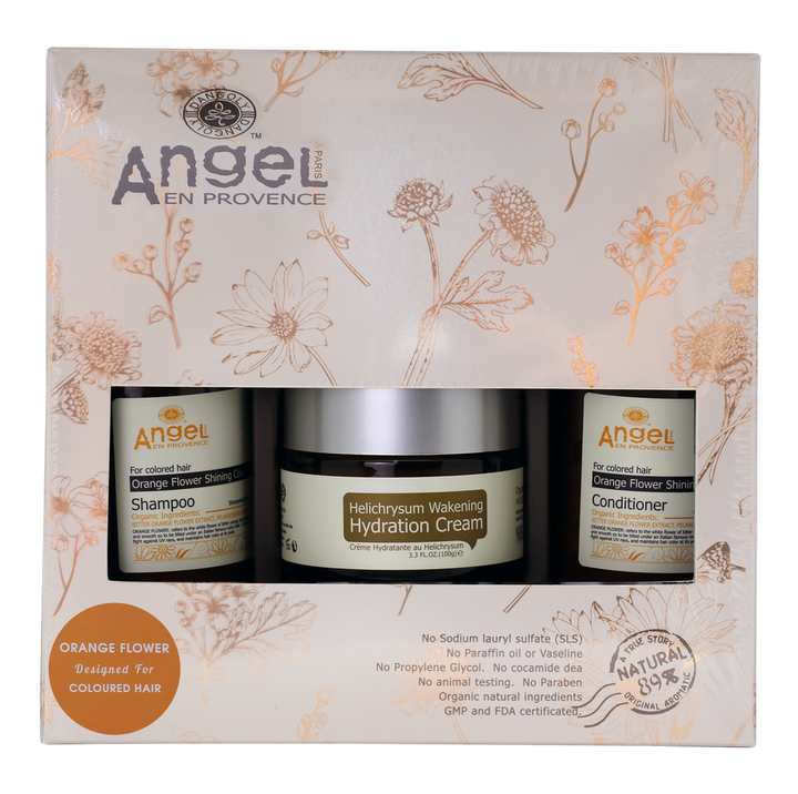 Angel Professional ORANGE FLOWER Duo + Helichrysum Hydration Cream Gift Pack