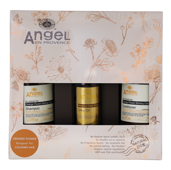 Angel Professional ORANGE FLOWER Duo + Morocco Silky Oil Gift Pack