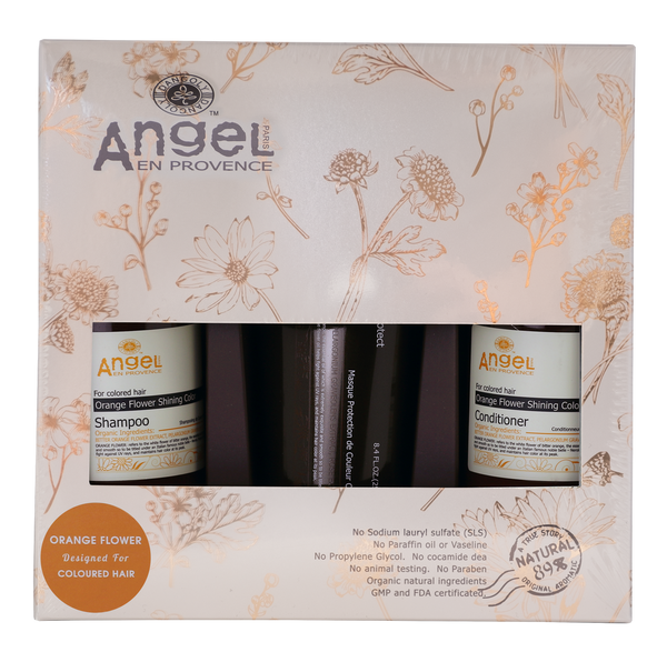 Angel Professional ORANGE FLOWER Duo + Orange Flower Mask Gift Pack