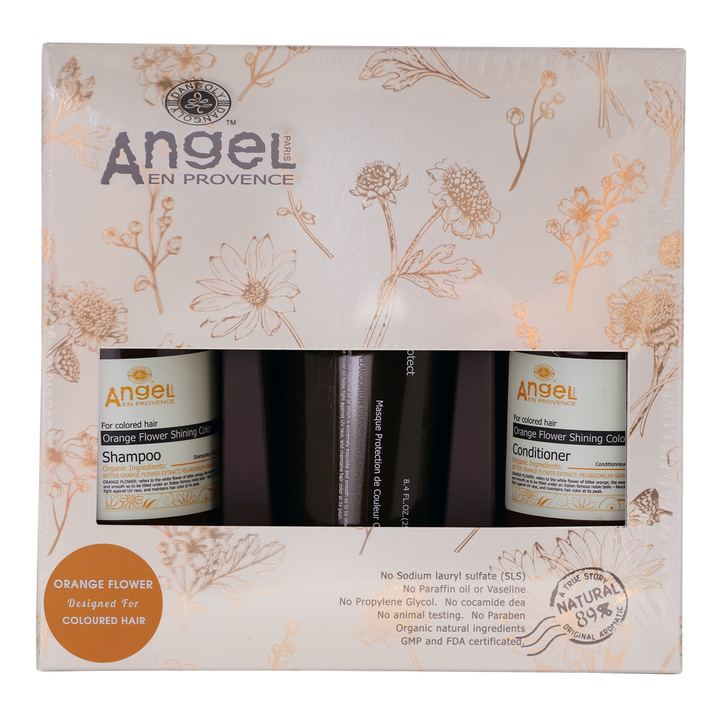Angel Professional ORANGE FLOWER Duo + Orange Flower Mask Gift Pack