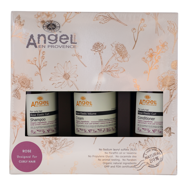 Angel Rose Elastic Duo + Rose Volume Creme Gift Set