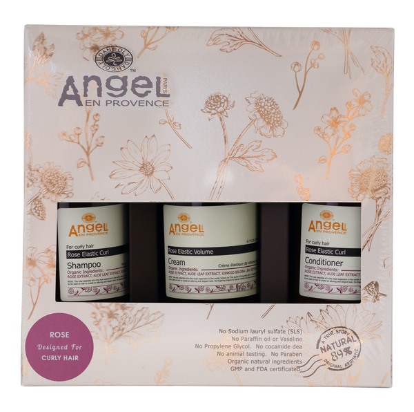 Angel Rose Elastic Duo + Rose Volume Creme Gift Set