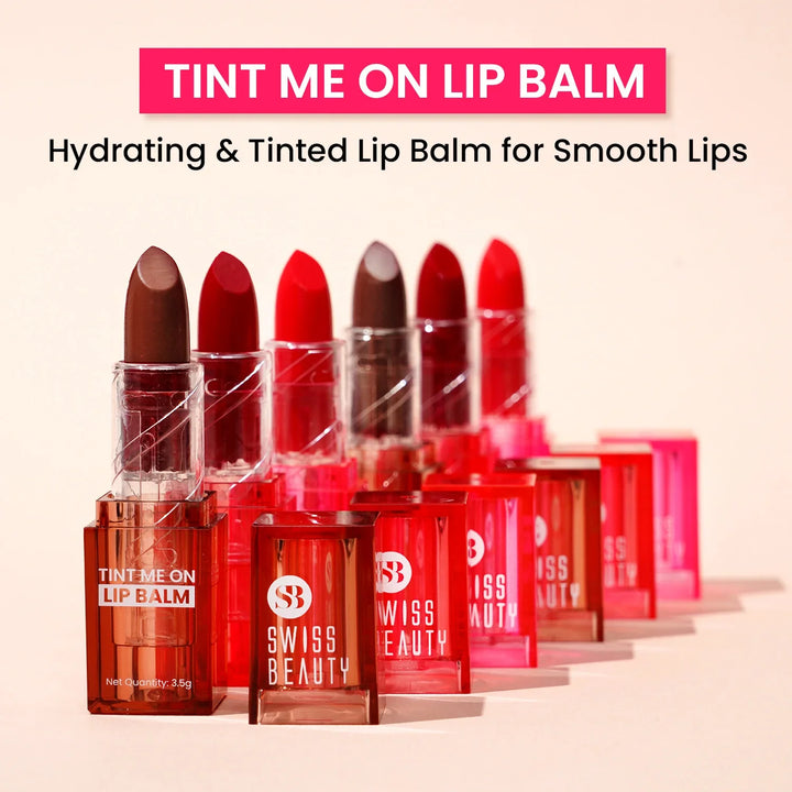 Swiss Beauty - Tint Me On Lip Balm Shade No. 02 Pink Macaroon