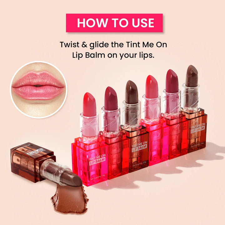 Swiss Beauty - Tint Me On Lip Balm Shade No. 02 Pink Macaroon