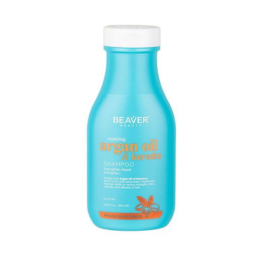 Beaver Argan Oil Keratin Repairing Shampoo 350ml - Kess Hair and Beauty