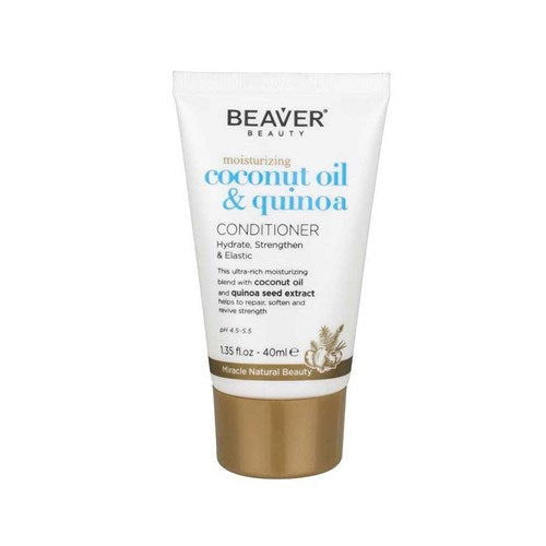 Beaver Coconut Oil And Quinoa Moisturising Conditioner 40ml - Kess Hair and Beauty