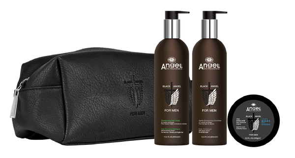 Black Angel Oil Control & Dandruff Duo + Matte Clay Gift Pack - Kess Hair and Beauty