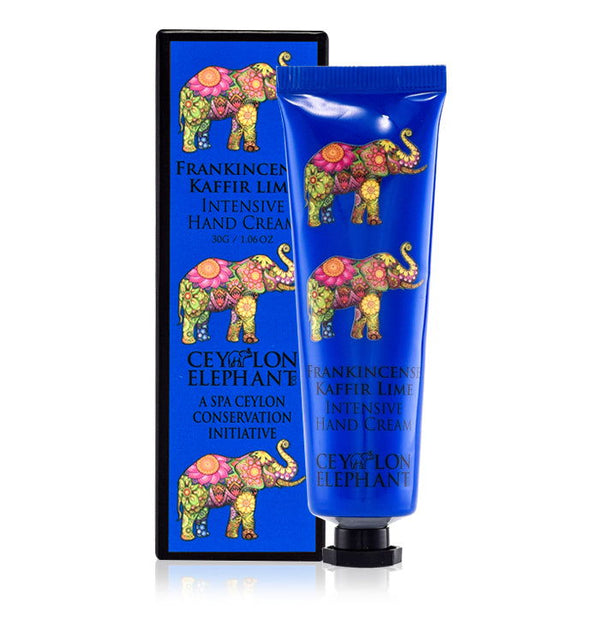 CEYLON ELEPHANT - FRANKINCENSE KAFFIR LIME - Intensive Hand Cream 30g - Kess Hair and Beauty