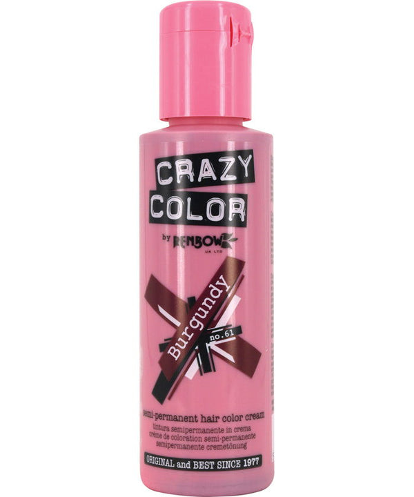 Crazy Color – Burgundy – 100ml - Kess Hair and Beauty