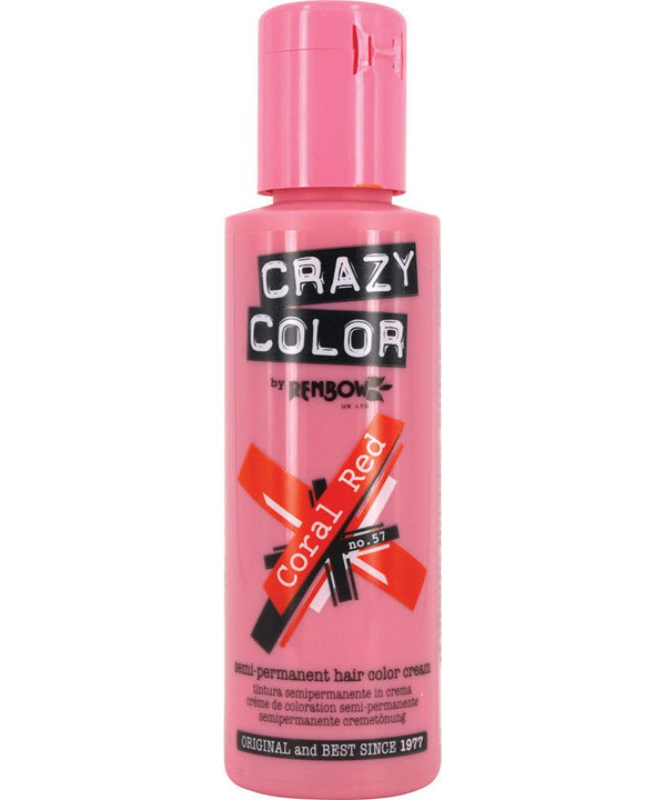 Crazy Color – Coral Red – 100ml - Kess Hair and Beauty