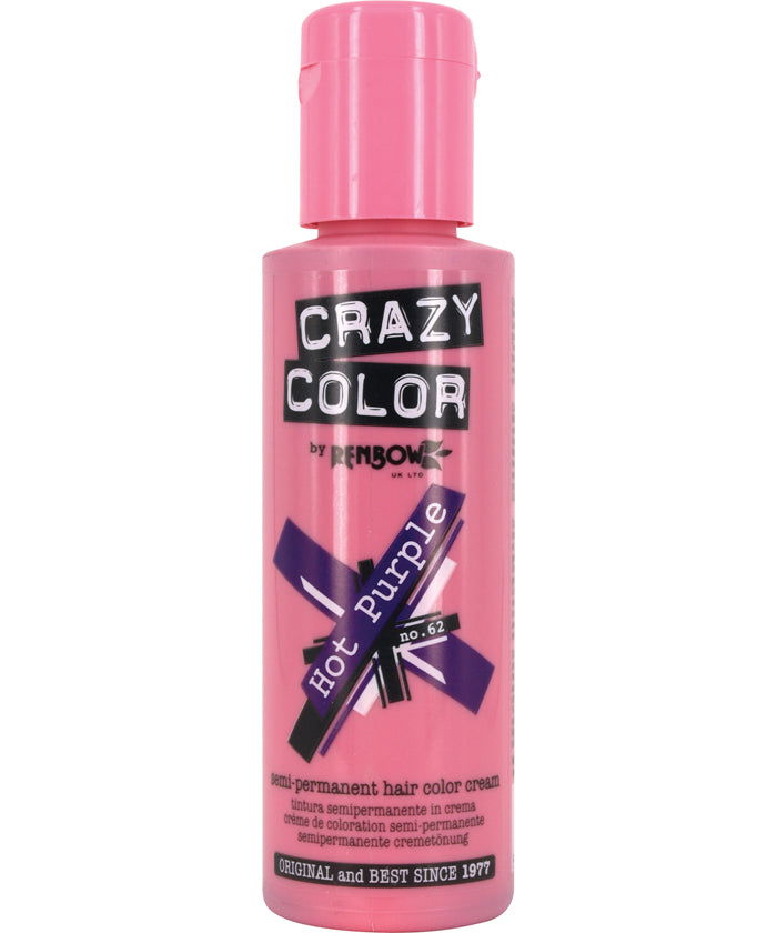 Crazy Color – Hot Purple – 100ml - Kess Hair and Beauty