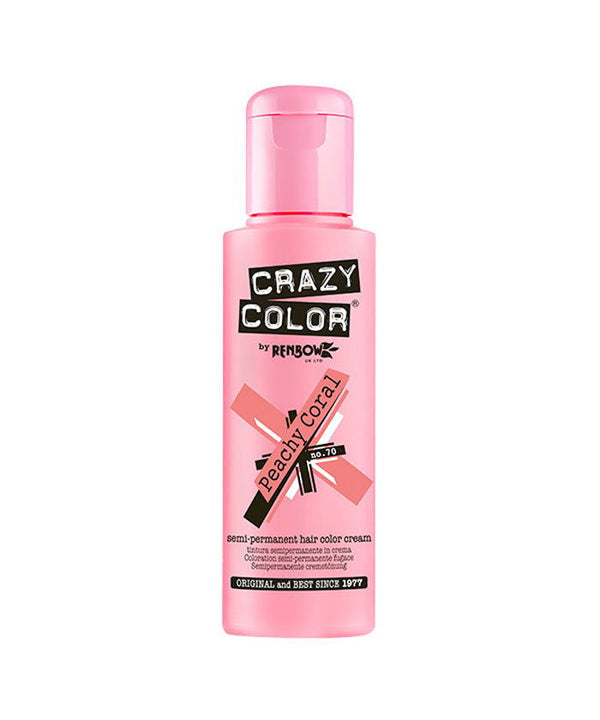 Crazy Color – Peachy Coral 100ml - Kess Hair and Beauty
