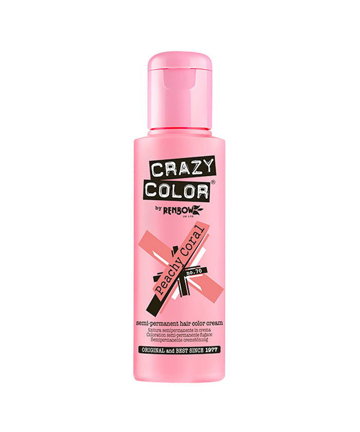 Crazy Color – Peachy Coral 100ml - Kess Hair and Beauty