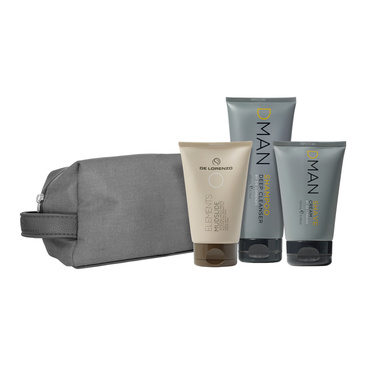 DMan Shampoo, Shave Cream and Elements Mudslide Trio Gift Pack - Kess Hair and Beauty