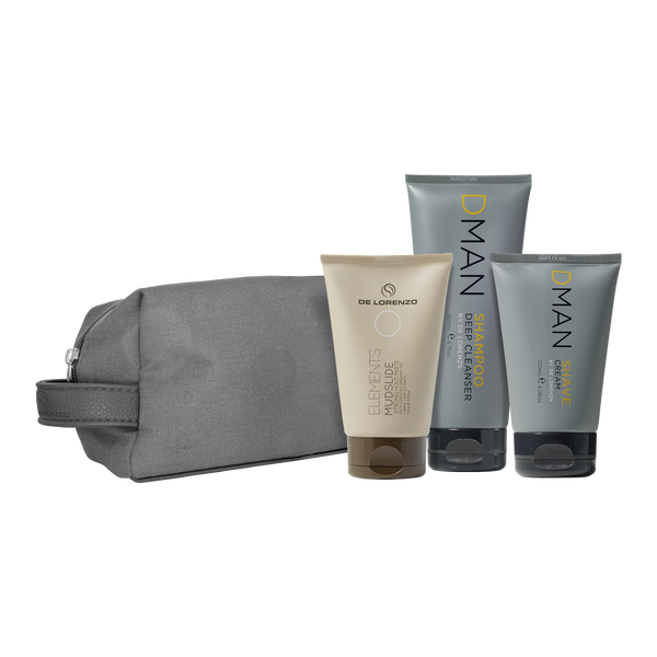 DMan Shampoo, Shave Cream and Elements Mudslide Trio Gift Pack