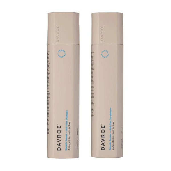 Davroe Smooth Anti Frizz Shampoo and Conditioner 325ml Bundle - Kess Hair and Beauty