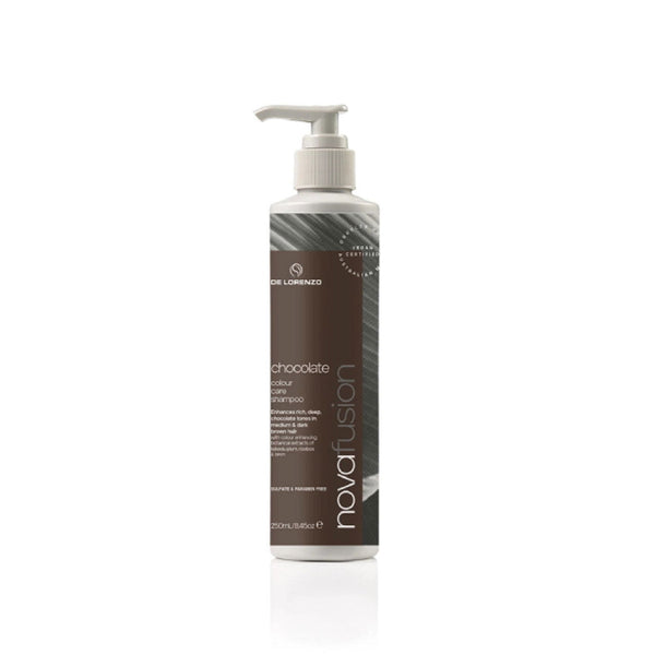 De Lorenzo Novafusion Shampoo - Chocolate 250ml - Kess Hair and Beauty