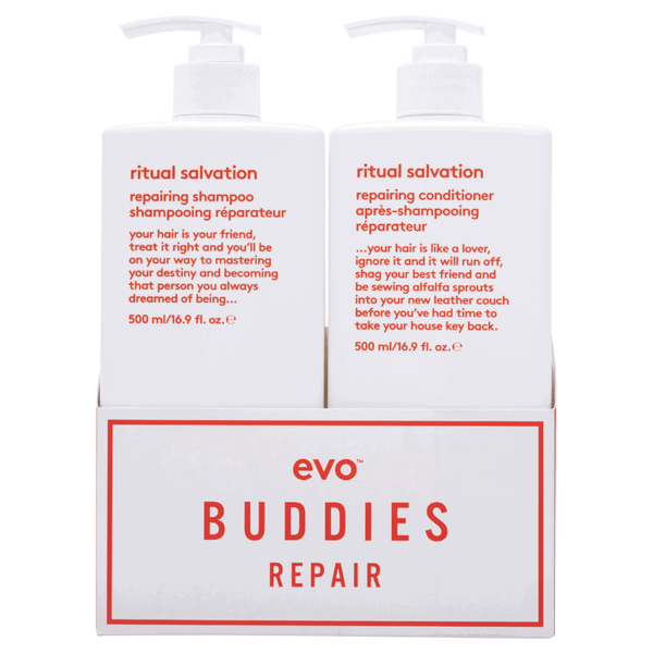 Evo Buddies 500ml REPAIR Ritual Salvation Duo - Kess Hair and Beauty