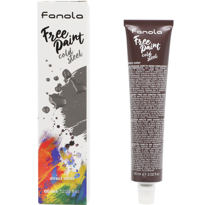 FANOLA Free Paint Direct Colour - Cold Steel (60 ml) - Kess Hair and Beauty