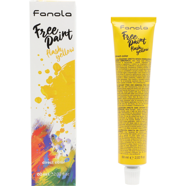 FANOLA Free Paint Direct Colour - Flash Yellow (60 ml) - Kess Hair and Beauty