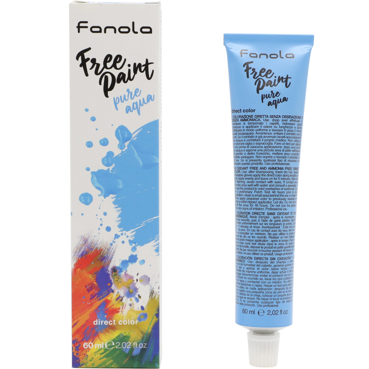 FANOLA Free Paint Direct Colour - Pure Aqua (60 ml) - Kess Hair and Beauty